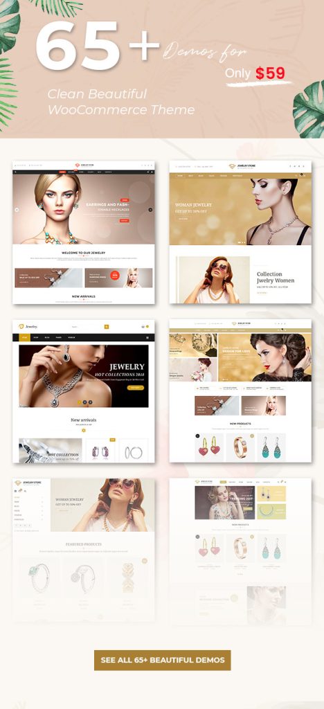 Karo: витрина для ювелирного магазина WooCommerce-тема