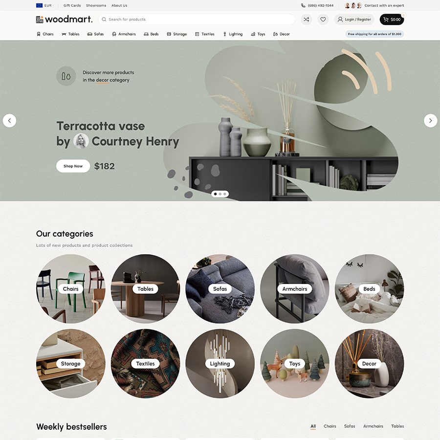 WoodMart — универсальная тема для WooCommerce 