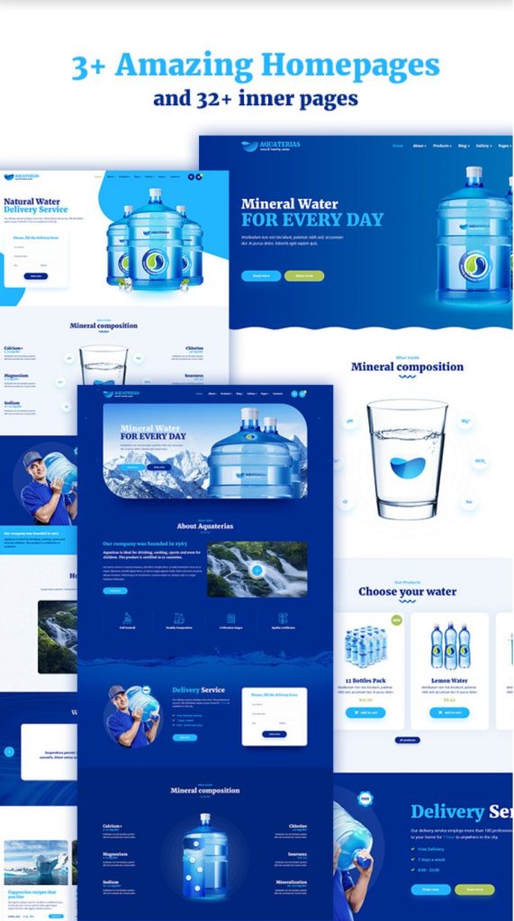 Aquaterias — тема WordPress