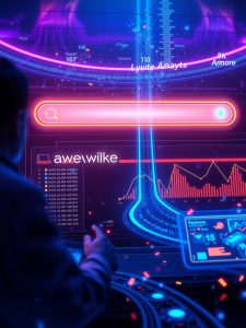 цифровая иллюстрация современной панели бизнес-аналитики