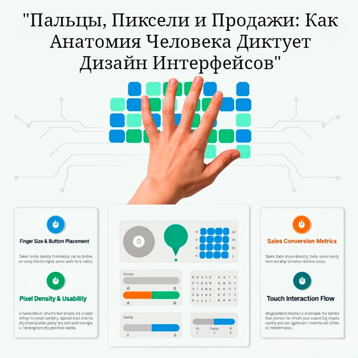 “Пальцы, Пиксели и Продажи: Как Анатомия Человека Диктует Дизайн Интерфейсов” episode artwork